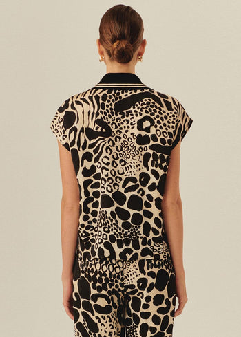 Modern Safari Polo Top