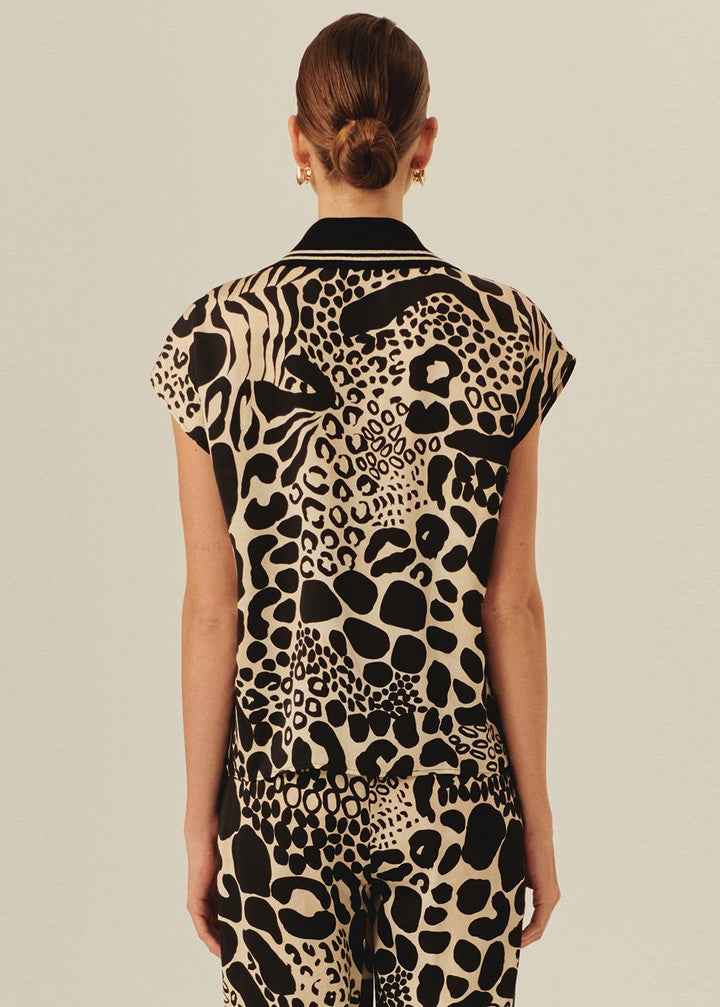 Modern Safari Polo Top