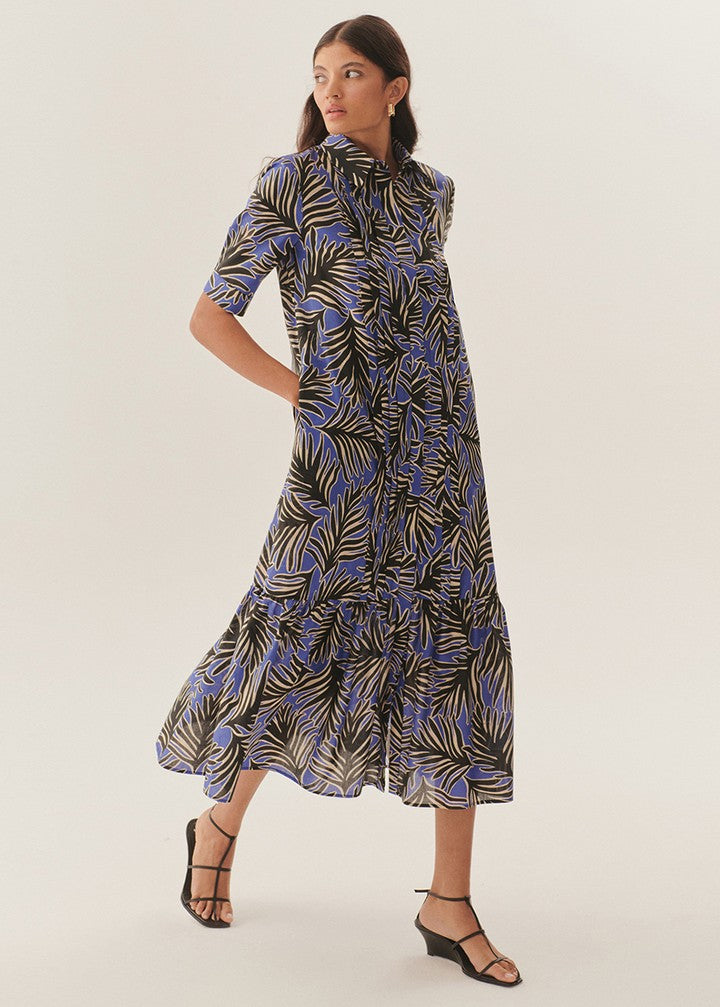 Airy Cotton Print Dress