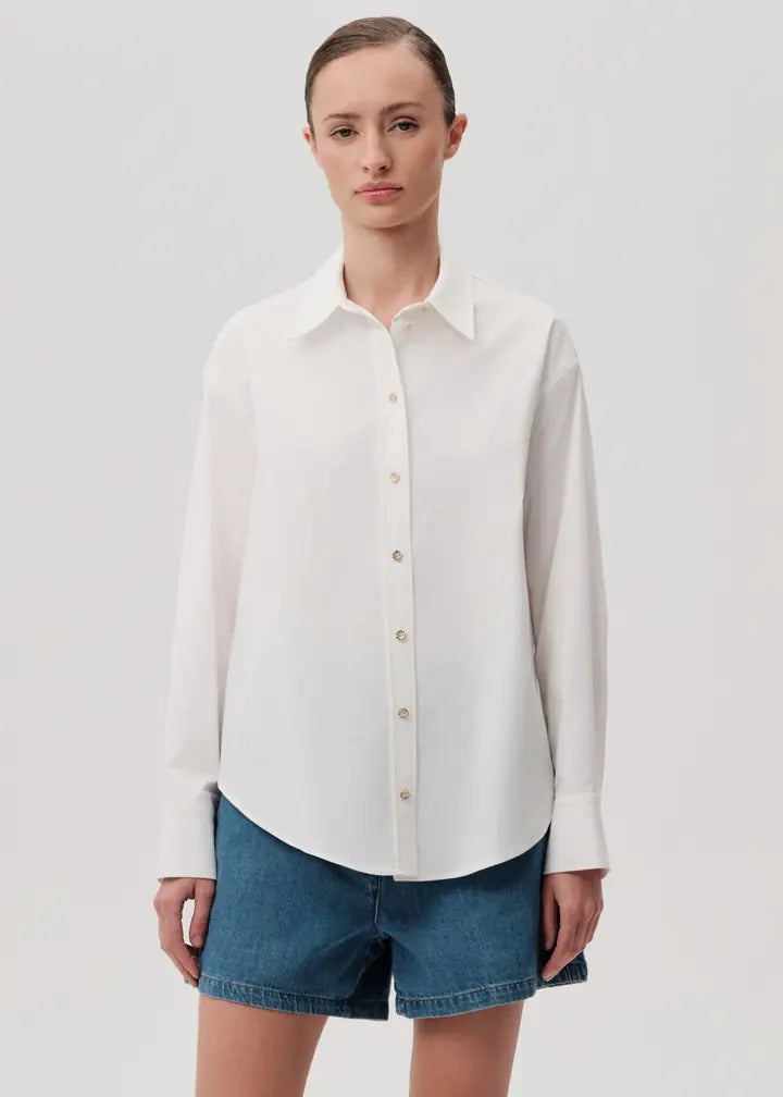 Button Detailed Regular Cotton Shirt