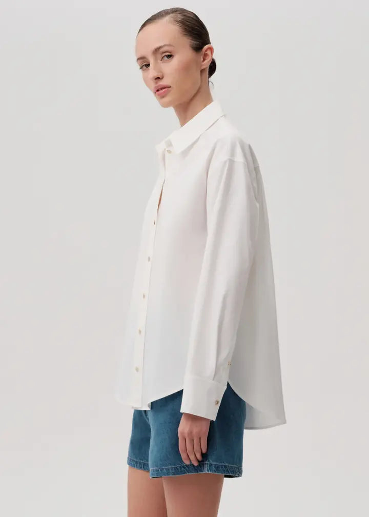 Button Detailed Regular Cotton Shirt