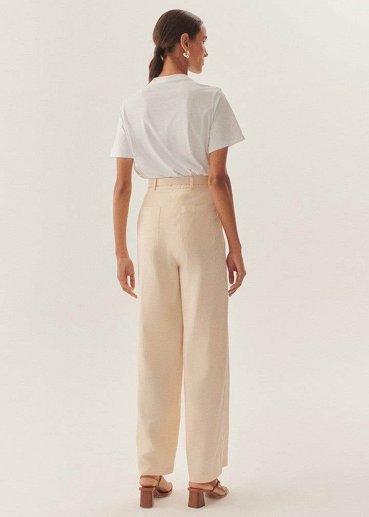 Refined Creased Wide-Legs