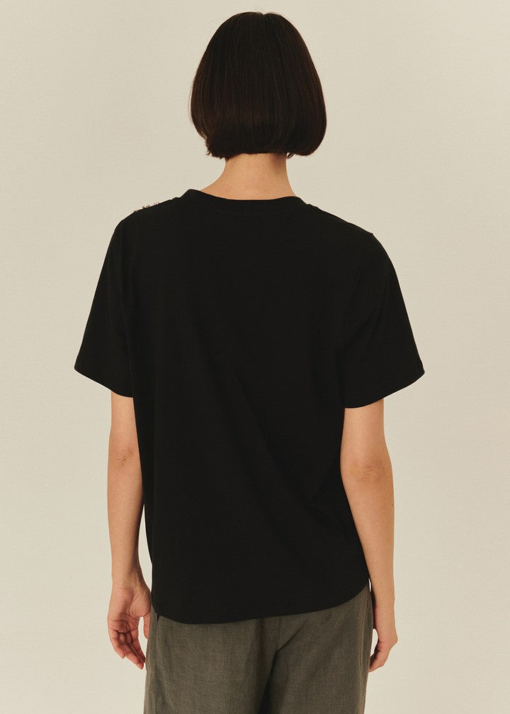 Understated Glam Embellished Tee
