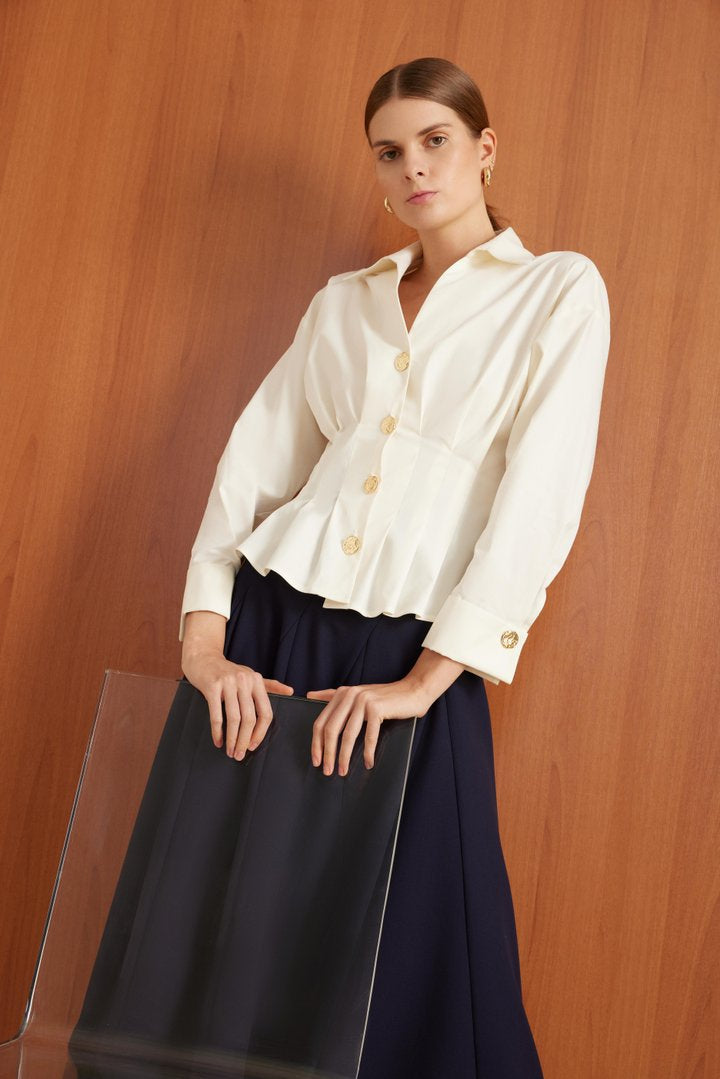 Bone Slim Fit Cotton Shirt