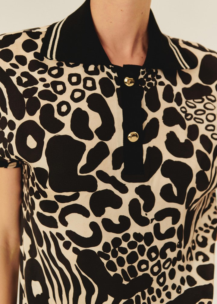 Modern Safari Polo Top