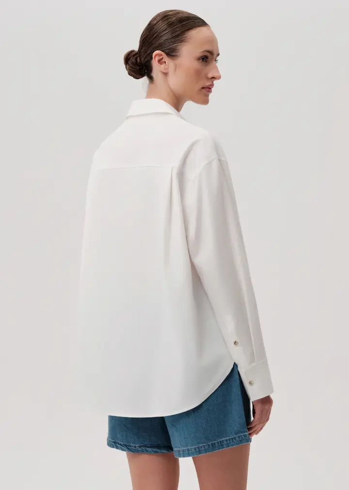 Button Detailed Regular Cotton Shirt