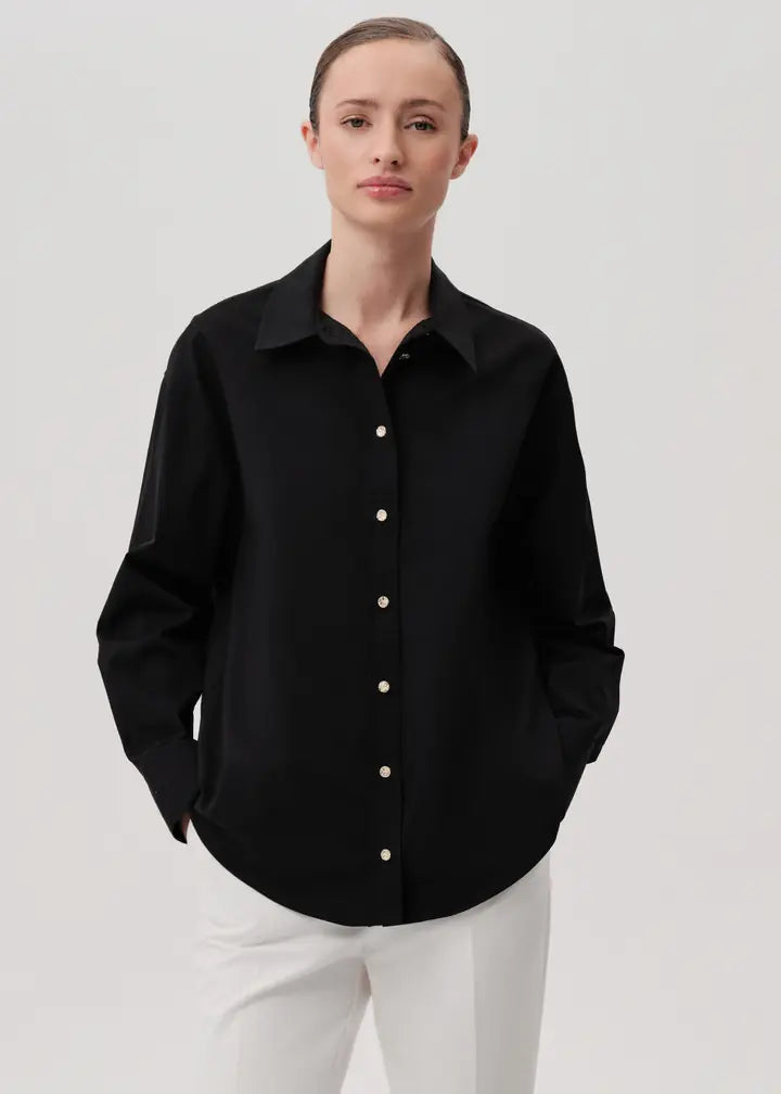 Button Detailed Regular Cotton Shirt