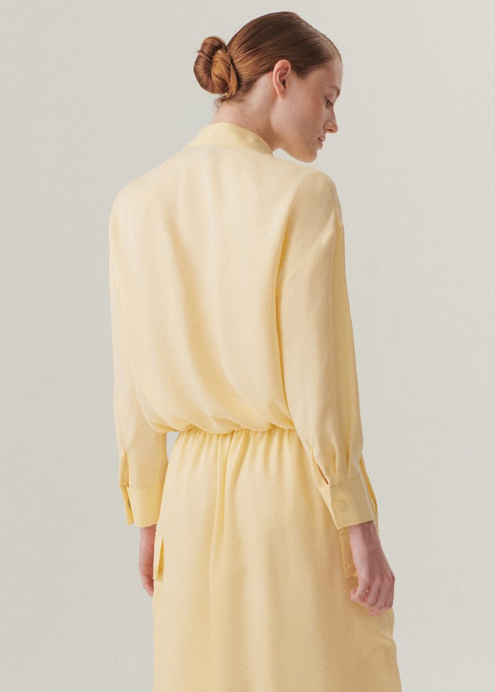 Soft Tencel Drawstring Bomber