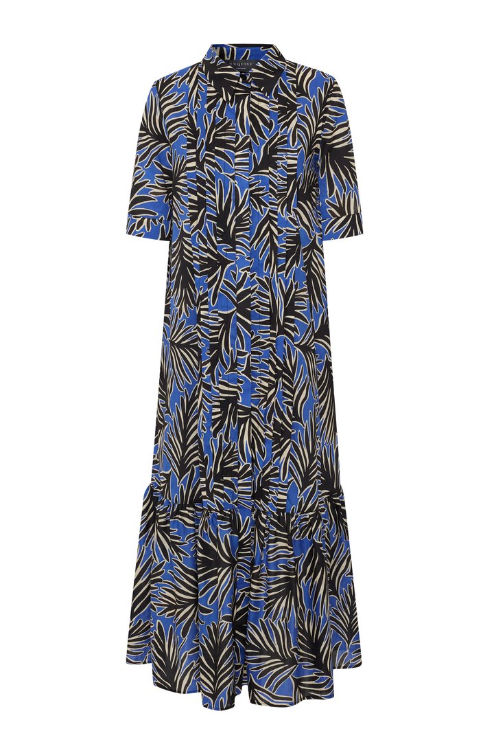Airy Cotton Print Dress