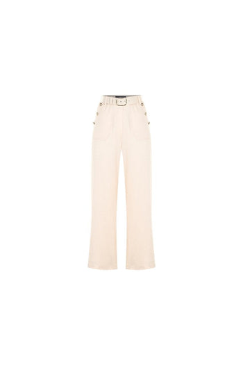 Refined Creased Wide-Legs