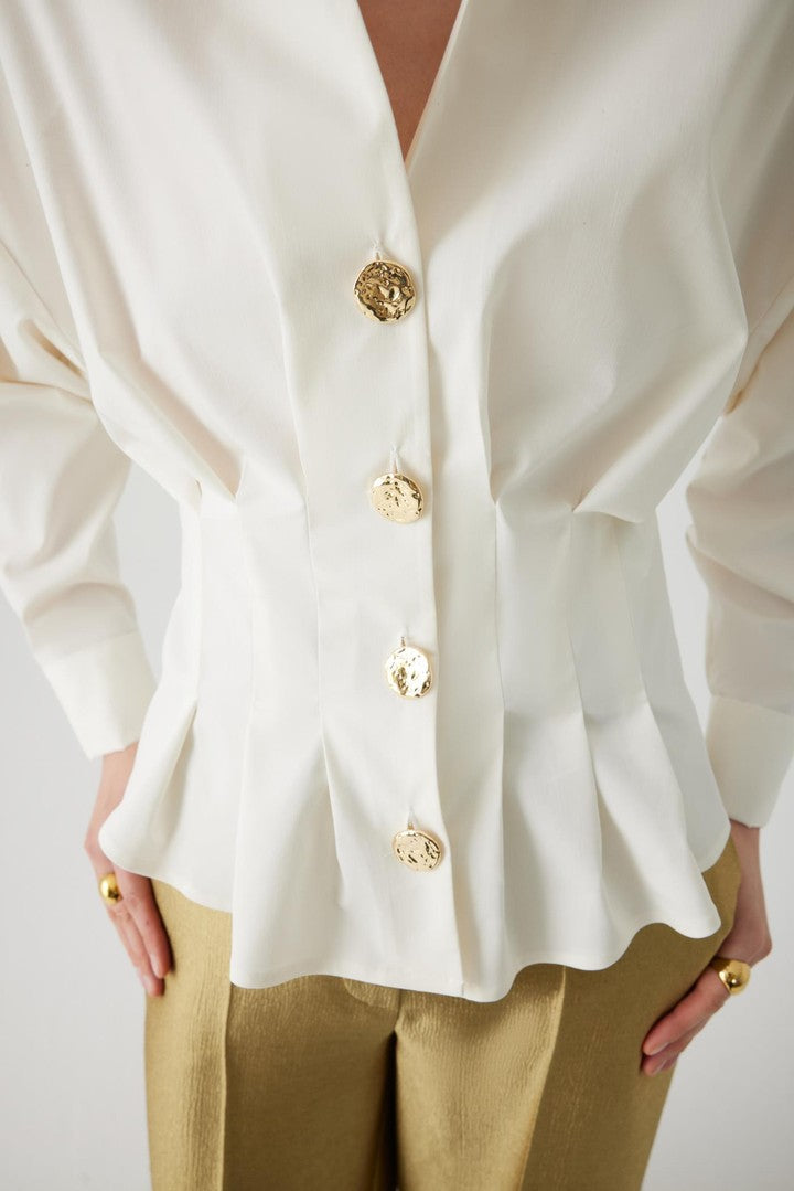 Bone Slim Fit Cotton Shirt