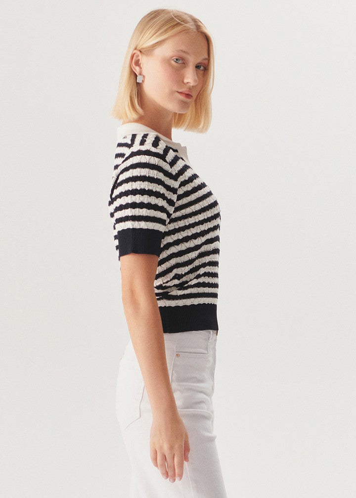 High-Waisted White Flare Jeans