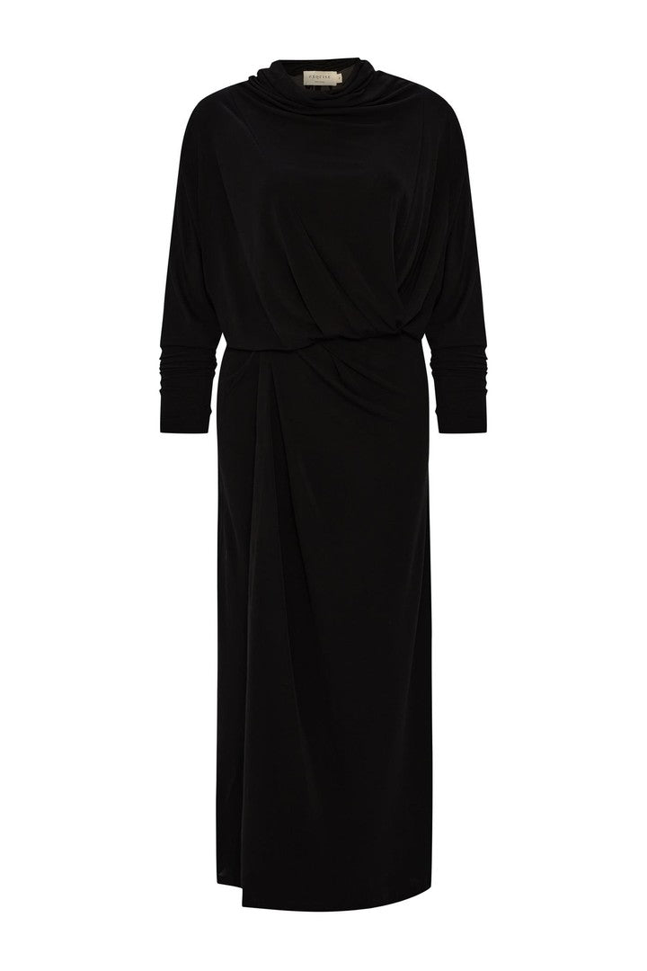 Regular Fit Dress with Draped Detail