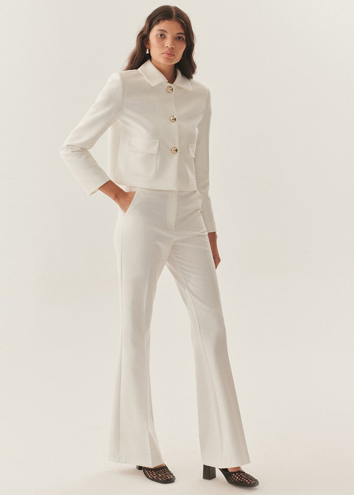 Classic High-Waist Pants