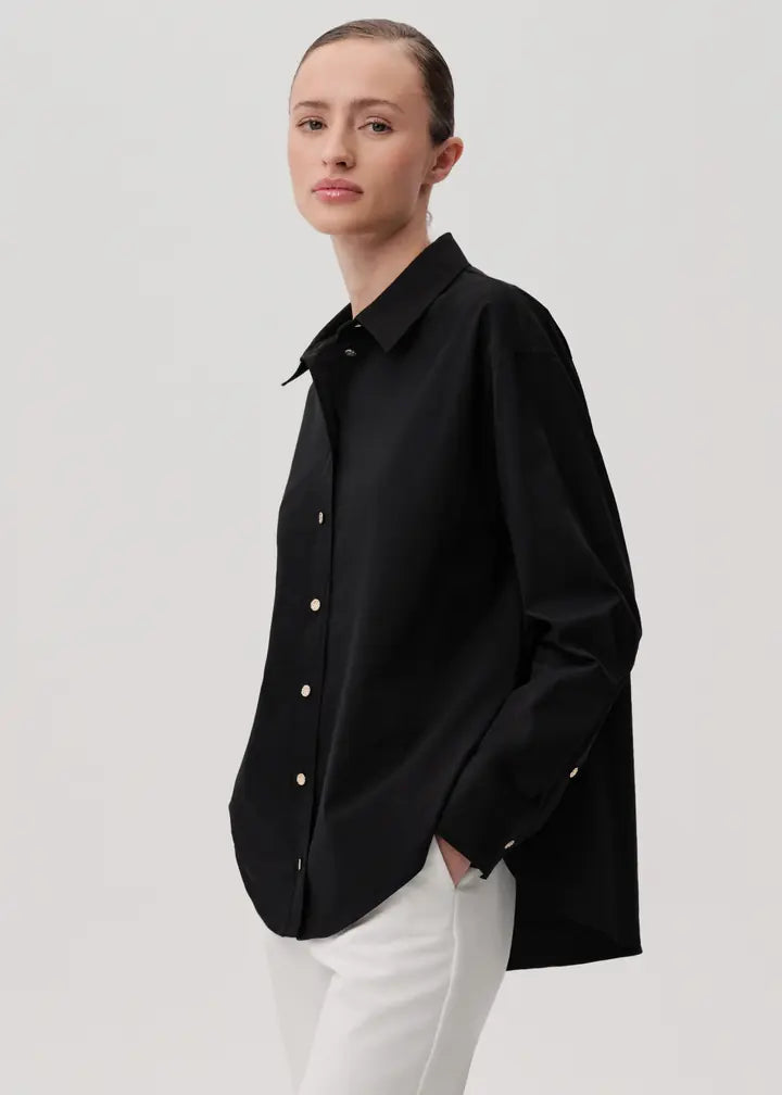 Button Detailed Regular Cotton Shirt