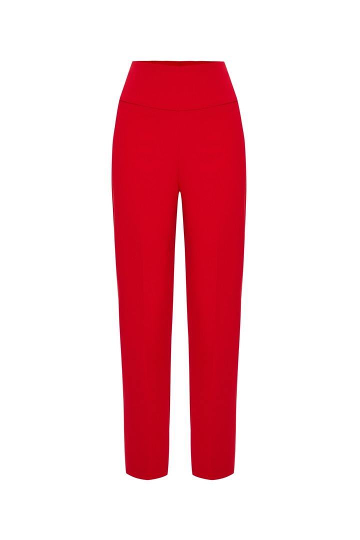 High Carrot Fit Pants - Red High Carrot Fit Pants - Red