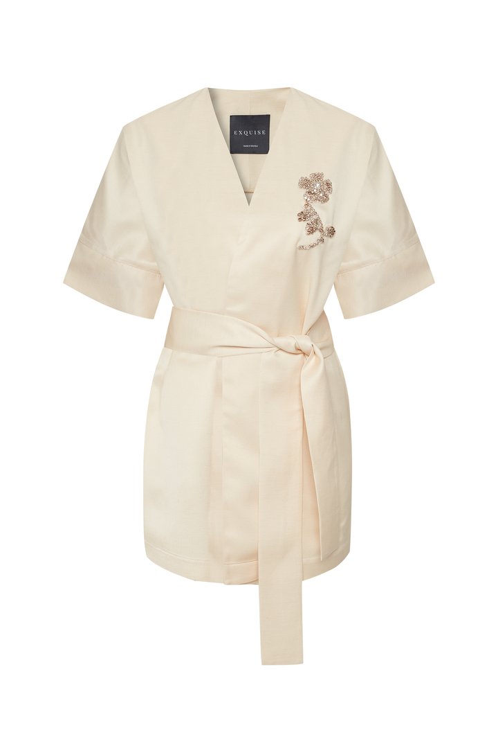 Luxe Kimono Wrap Jacket