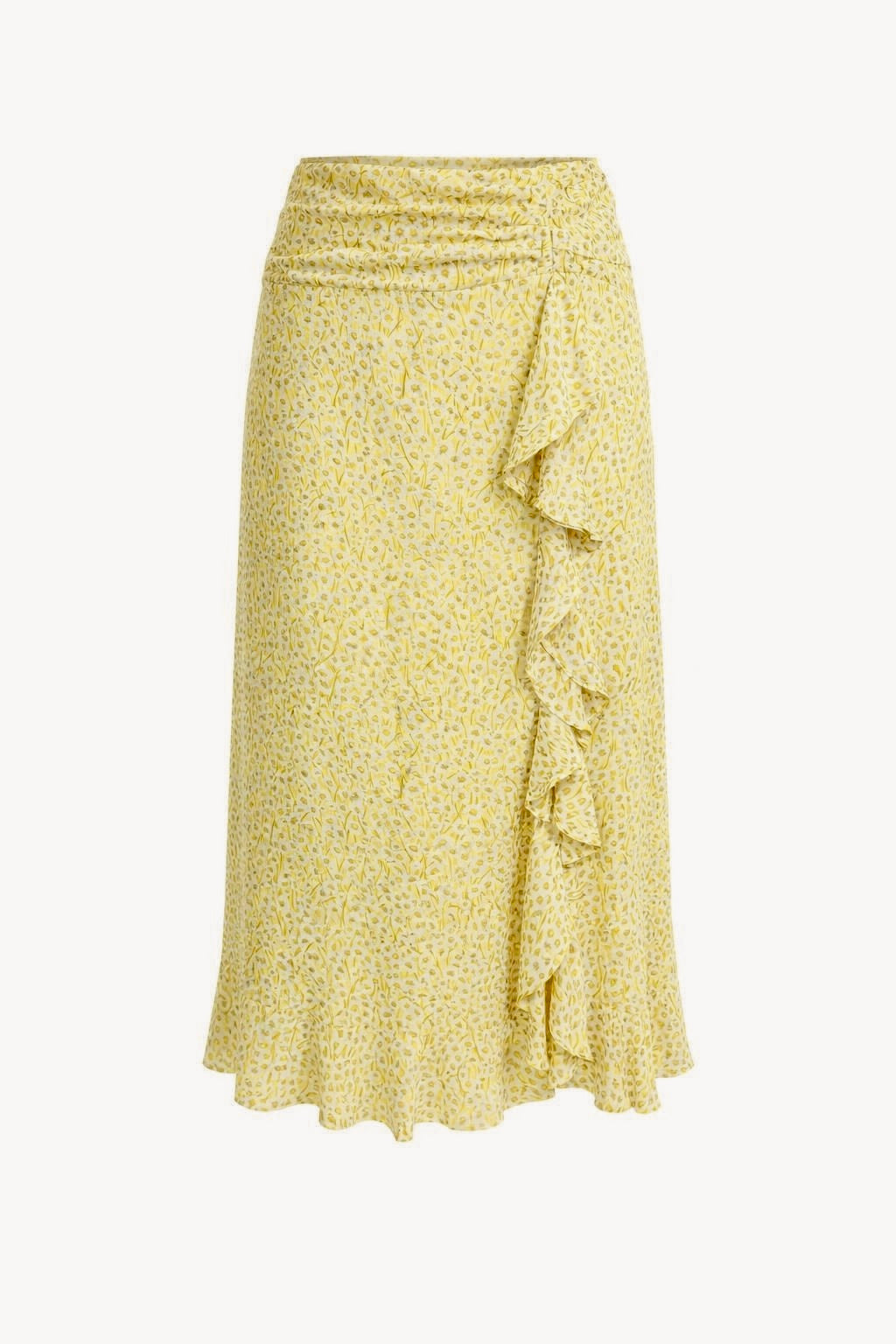 Ruffled Midi Skirt - MULTI COLOR