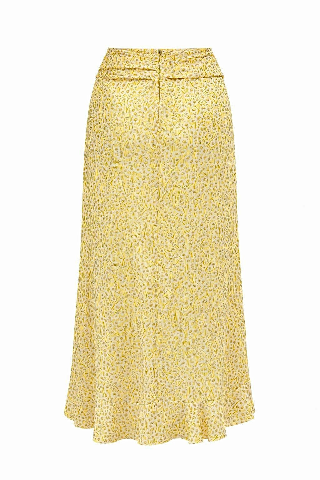 Ruffled Midi Skirt - MULTI COLOR